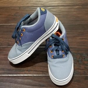 Skechers Boy Skate Blue and Orange Heelys